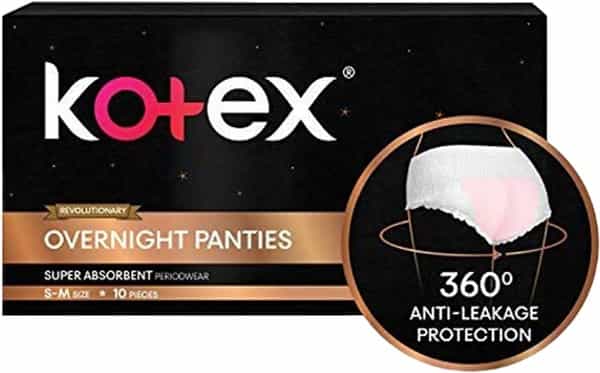 Kotex Overnight Panties - 10 Count (Small/Medium)