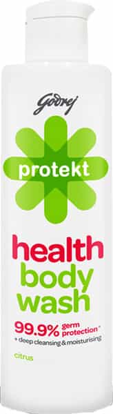 Godrej Protekt Health Body Wash - 99.9% Germ Protection Citrus Fragrance - 250Ml