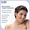 Gubb Derma Roller 0.5Mm For Hair Regrowth Face Acne Scars & Skin Aging 540 Micro Needles - Pink