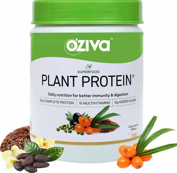 Oziva Superfood Plant Protein Coco Vanilla 250G | Better Energy & Digestion