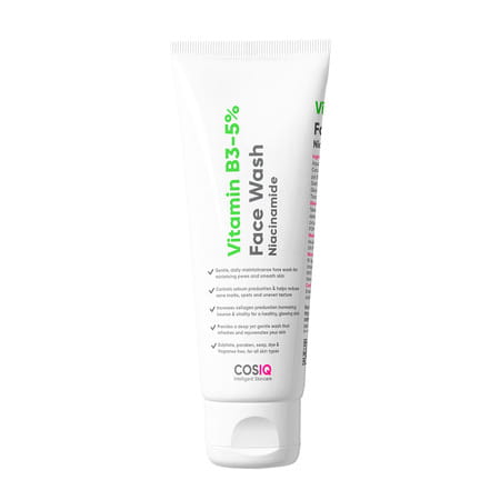 Cos-Iq Vitamin B3-5% Niacinamide Face Wash For Smooth And Even Skin(100ml)