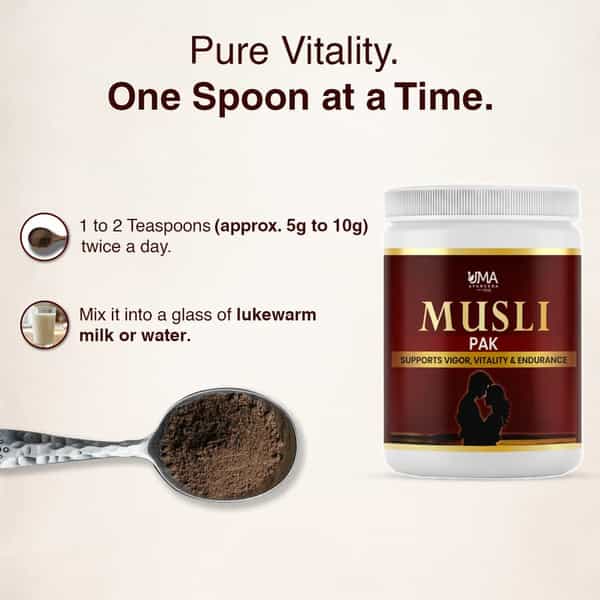 Uma Ayurveda Musli Pak - 250Gm