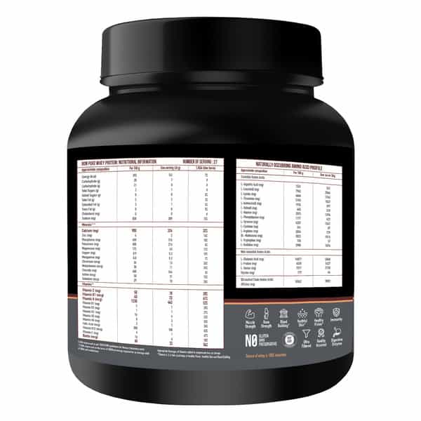 Bon Pure Whey Protein 28 Serving Belgian Chocolate - 1Kg