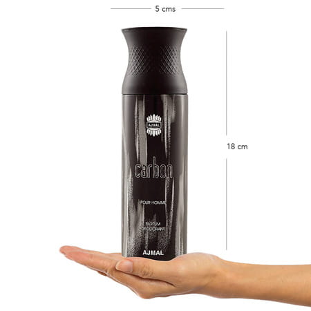 Ajmal Wisal Dhahab Eau De Parfum 50ml Perfume For Men And Carbon Homme Deodorant 200ml For Men