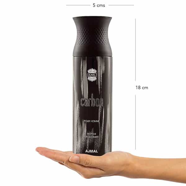 Ajmal Wisal Dhahab Eau De Parfum 50Ml Perfume For Men And Carbon Homme Deodorant 200Ml For Men