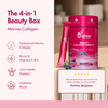 Wishnew Wellness Beauty Collagen Complex Radiant Hair, Skin&Nails 21 Sachets With Collagen Blueberry