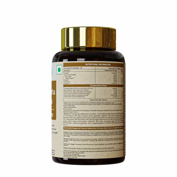 Neuherbs Ashwagandha 1000 Plus 60 Tablets