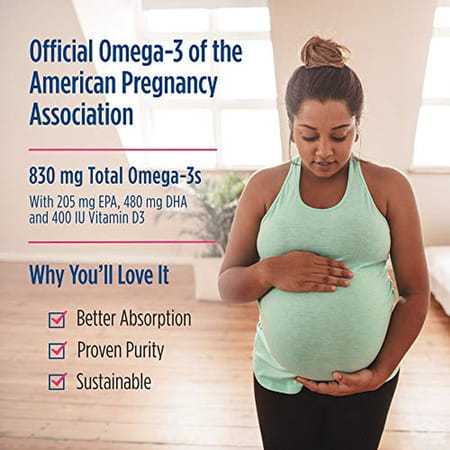 Nordic Naturals Prenatal Dha 830mg Omega3 Fish Oil For Babies During Pregnancy & Lactation 90softgel