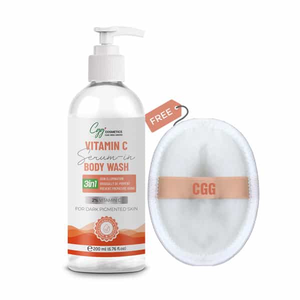 Cgg Cosmetics 2% Vitamin C Serum In Body Wash With Free Gentle Loffah 200 Ml