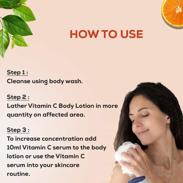 Cgg Cosmetics 2% Vitamin C Serum In Body Wash With Free Gentle Loffah 200 Ml