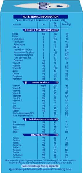 Aptagrow Chocolate Flavoured |Nutritious Milk Drink For Children 3-6 Years|With Prebiotics |Box 1 Kg