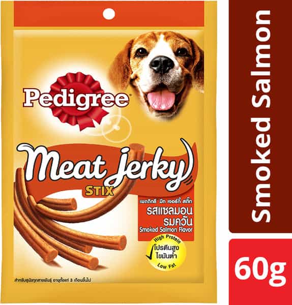 Pedigree Meatjerky Stix Smoked Salmon 60G