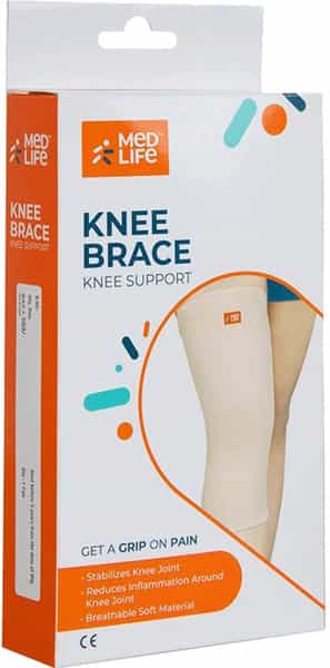 Medlife Knee Brace/Support (Pair) - Medium
