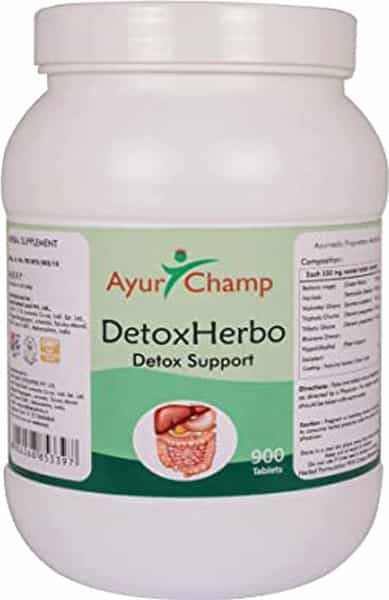 Ayur Champ Detoxherbo - 900 Tablets
