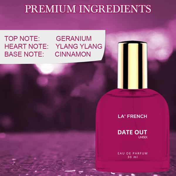 La French Date Out Perfume Men & Women 30Ml