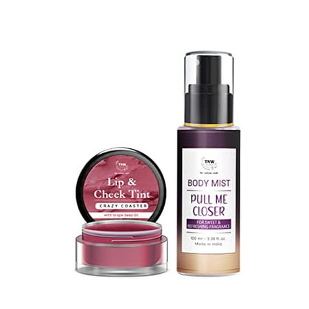 Tnw-The Natural Wash Combo With Pull Me Closer Body Mist And Crazy Coaster Lip & Cheek Tint