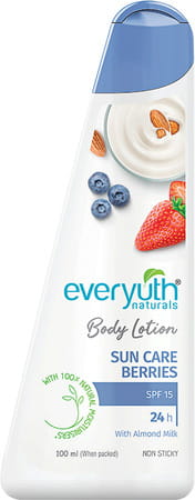 Everyuth Naturals Body Lotion Sun Care Berries 100ml