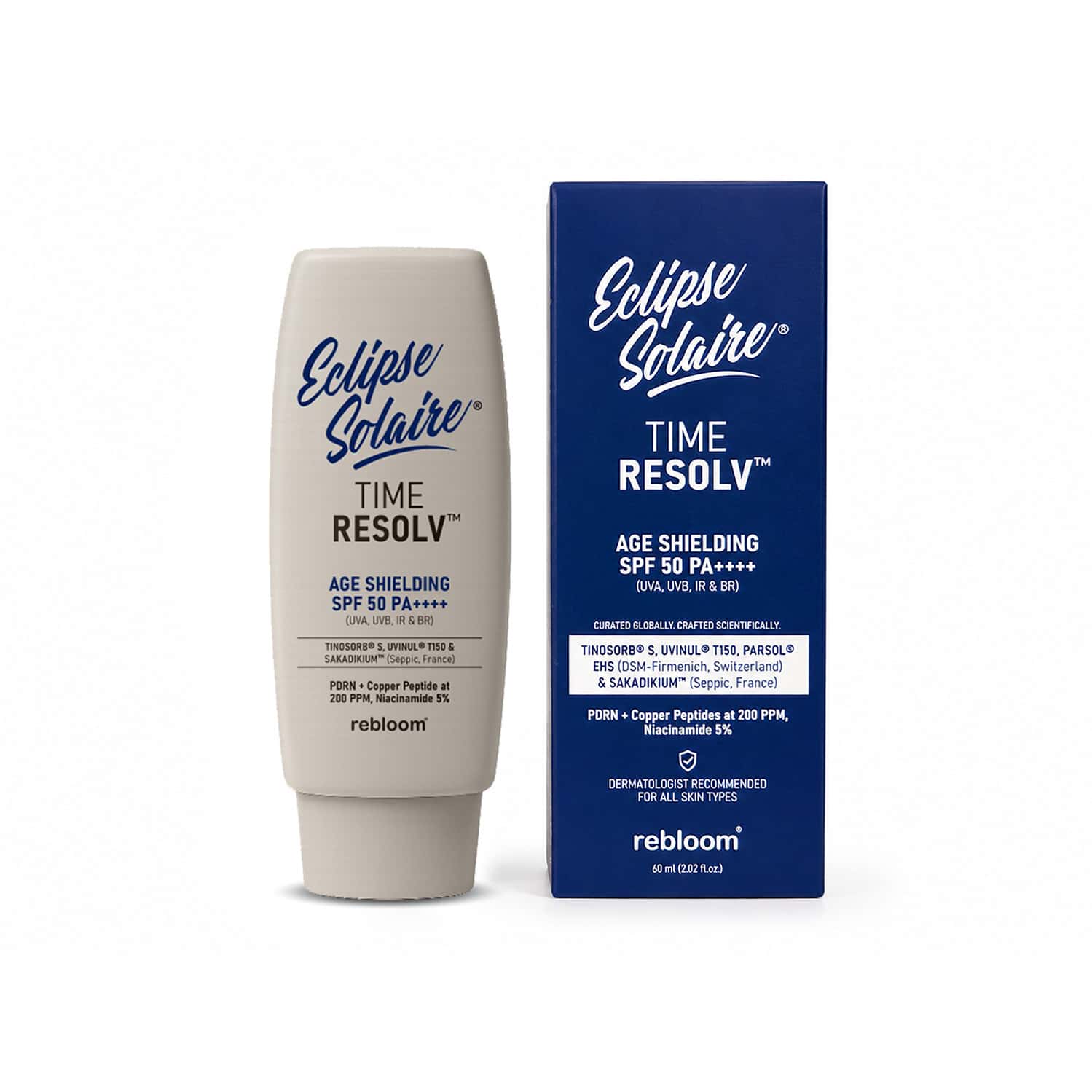 Eclipse Solaire Timeresolv Age Sheilding Spf 50 Pa++++ (Uva| Uvb| Ir & Br)|All Skin Types 60ml
