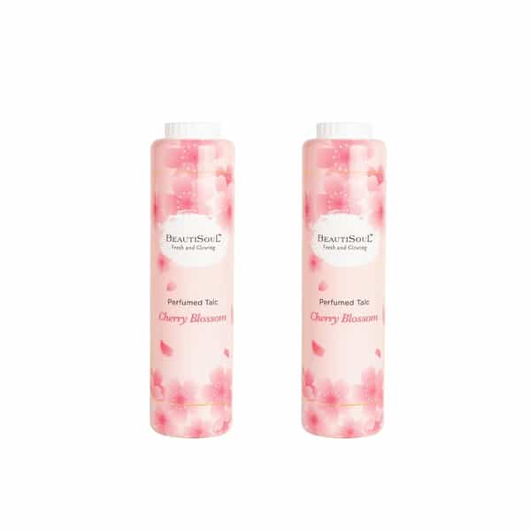 Beautisoul Cherry Blossom Talcum Powder For Daily Use | Talcum Powder Women Combo Offer | (100 X 2)