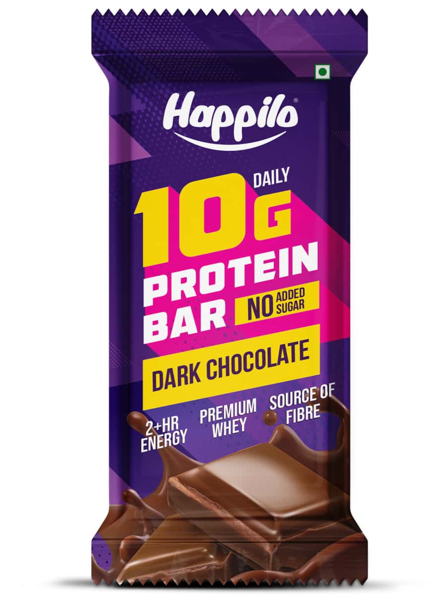 Happilo Premium Dark Chocolate Protein Bar 50g