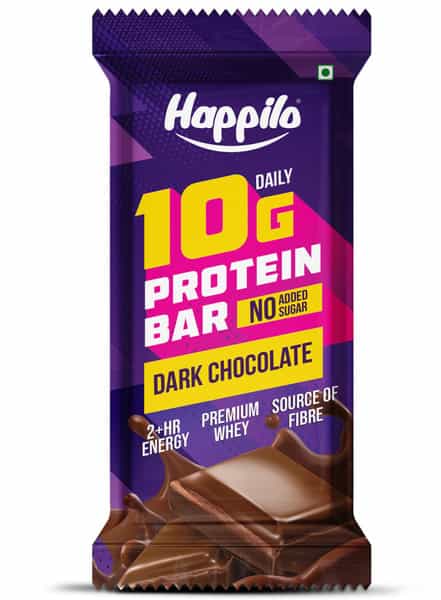 Happilo Premium Dark Chocolate Protein Bar 50G