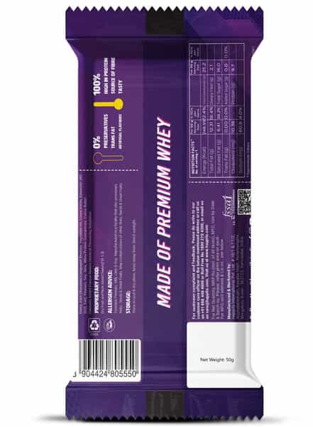 Happilo Premium Dark Chocolate Protein Bar 50G