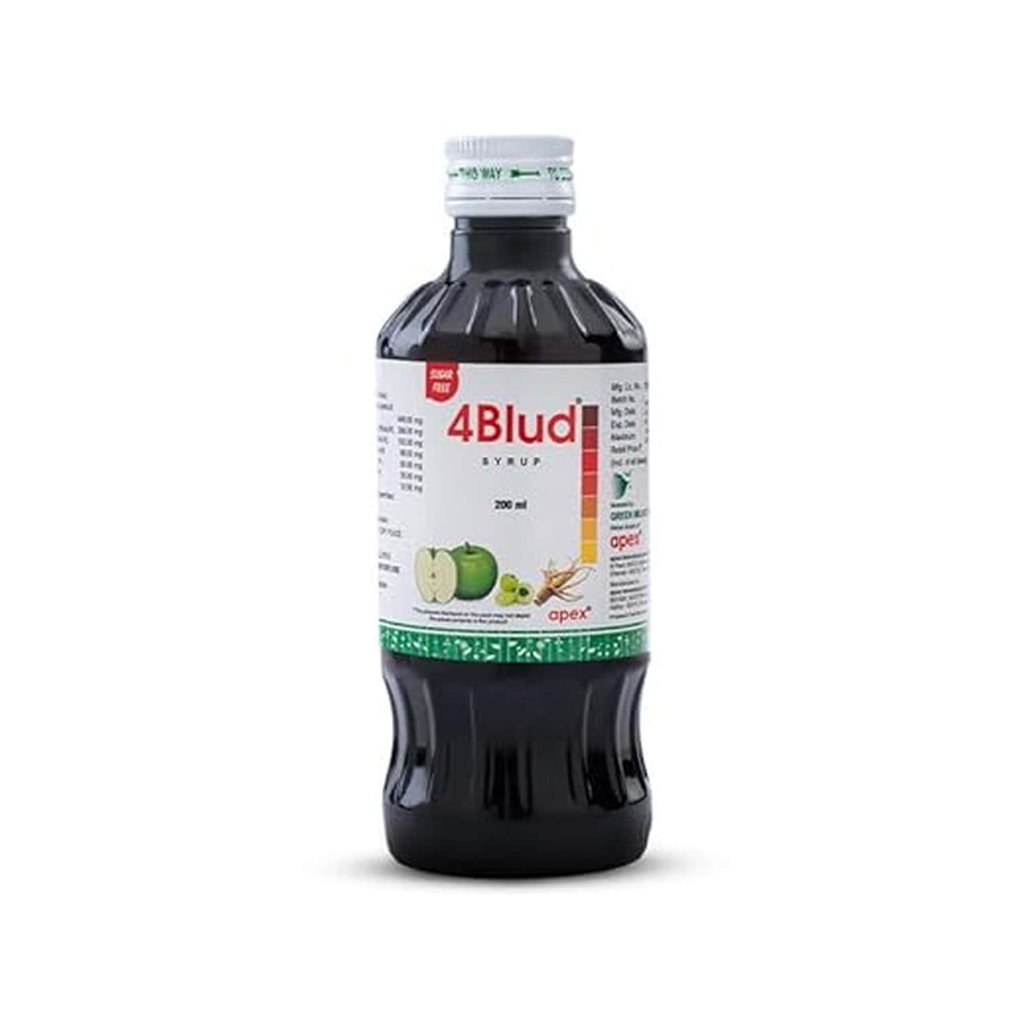 Green Milk 4blud Syrup | Ayurvedic Iron & Haemoglobin Support Tonic | Sugar-Free Formula | 200 Ml