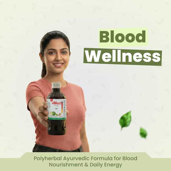 Green Milk 4Blud Syrup | Ayurvedic Iron & Haemoglobin Support Tonic | Sugar-Free Formula | 200 Ml