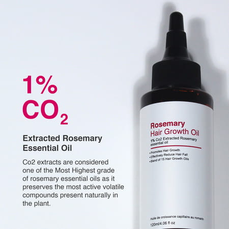 Raw Essentials Rosemary Hair Oil 50ml | Highest Grade Natural Rosemary Oil For Hair Growth-120ml