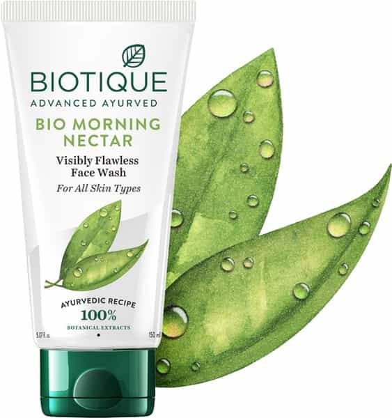 Biotique Bio Morning Nectar Visibily Whitening Scrub Wash - 150 Ml