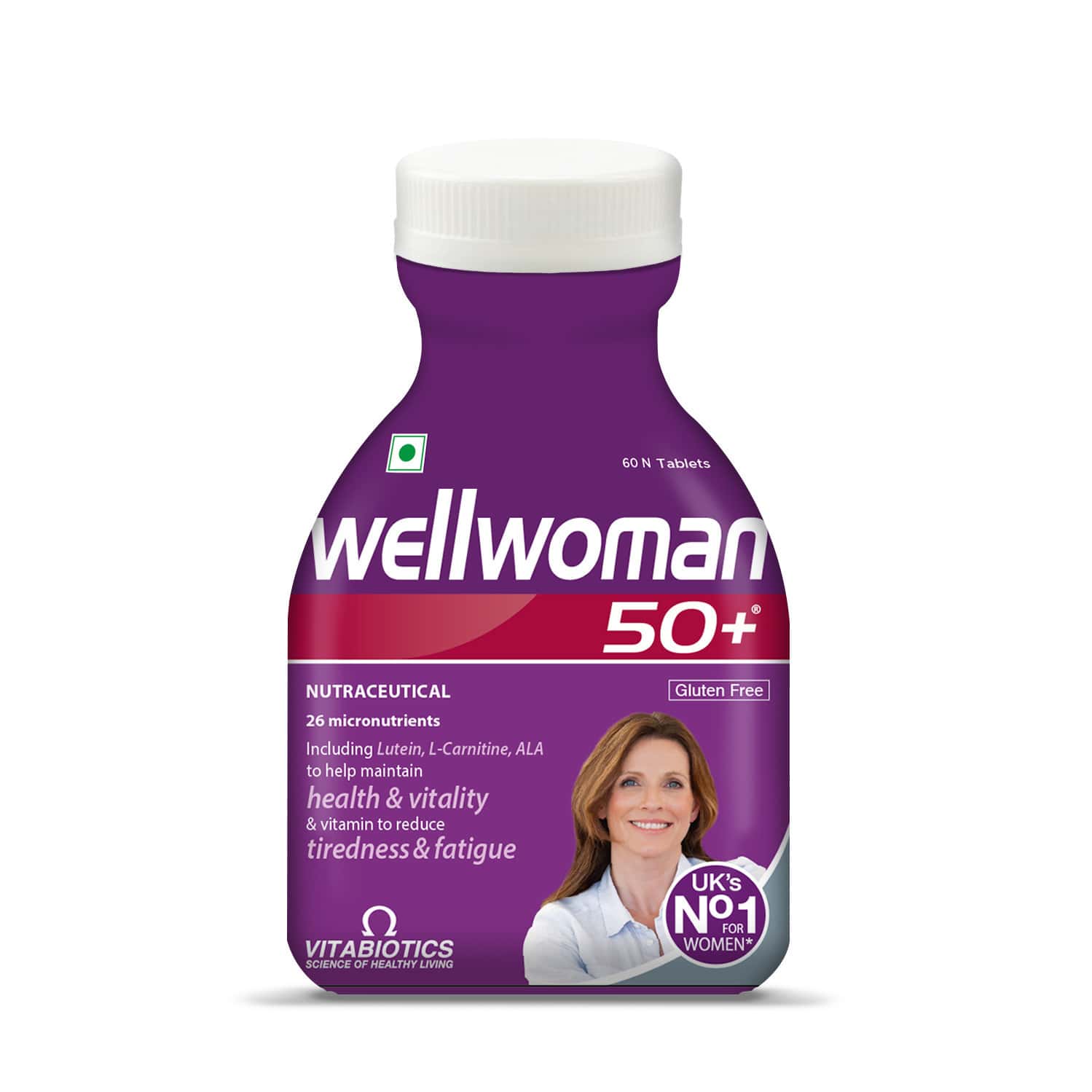 Wellwoman 50+ Tablets Support Reduction Of Tiredness And Fatigue 60 No's