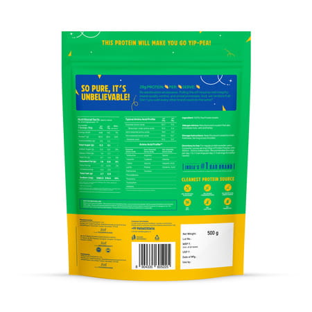 Yoga Bar Pro Clean Plant Protein Unflavoured 500G