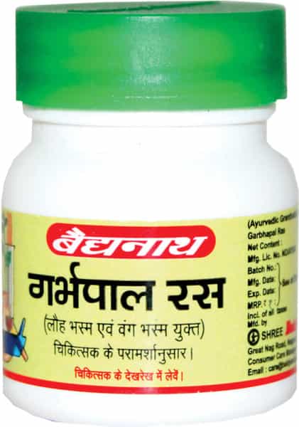 Baidyanath Asli Ayurved Garbhapal Ras 80 Tablets (Pack Of 3)