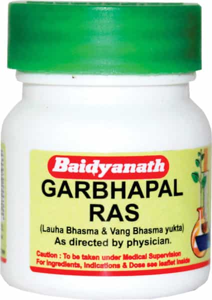 Baidyanath Asli Ayurved Garbhapal Ras 80 Tablets (Pack Of 3)