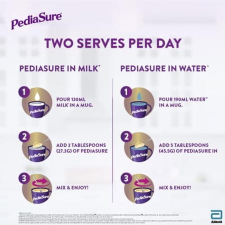 Pediasure Vital Nutrients To Help Kids Growth For 2-6 Years Old Vanilla Flavour Box Of 950 Gm
