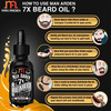 Man Arden 7x Beard Oil 30ml (Mandarin) - 7 Premium Oils For Beard Growth & Nourishment