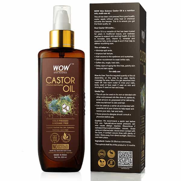 Wow Skin Science Castor Oil 200 Ml