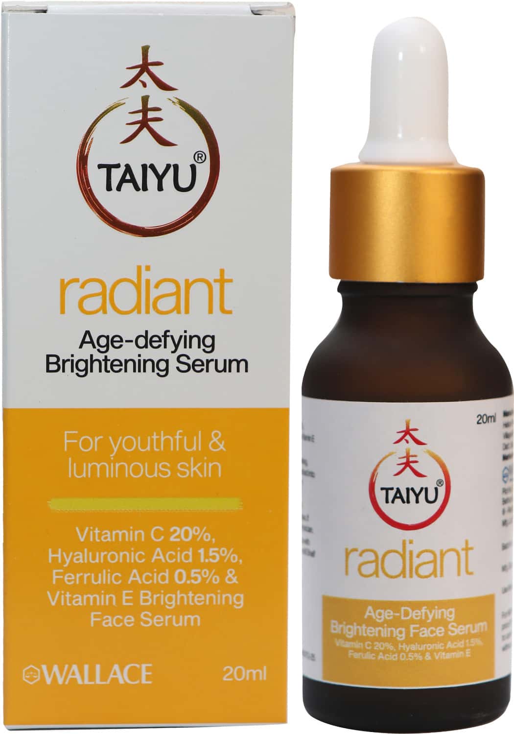 Taiyu Radiant Age Defying Brightening Face Serum 20 Ml