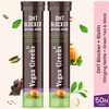 Vegan Greens Plant Based Dht Blocker With Biotin, Omega 3, Stinging Nettle & More. 50 Effer., Orange