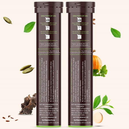 Vegan Greens Plant Based Dht Blocker With Biotin, Omega 3, Stinging Nettle & More. 50 Effer., Orange