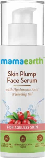 Mamaearth Hyaluronic Acid & Rosehip Oil Skin Plump Serum For Ageless Skin Bottle Of 30 Gm