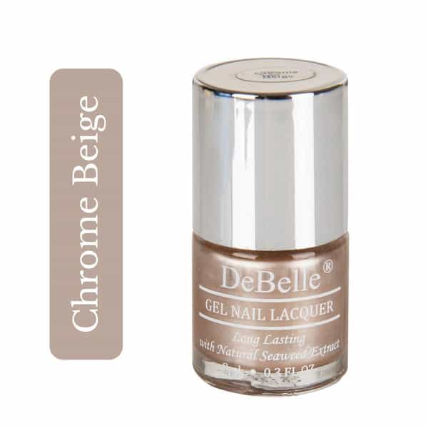 Debelle Gel Nail Polish Combo Set Of 3 Chrome Beige 24 Ml (8 Ml Each)