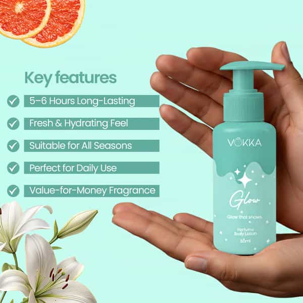 Vokka Ritual & Glow Perfume Body Lotion Combo 50Ml X 2 | Vanilla Orchid & Fruity Floral Fragrance
