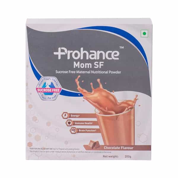 Prohance Mom Sf Chocolate Flavour Refill Of 200 G Powder