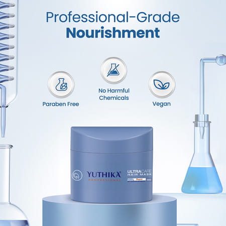 Yuthika Ultra Care Hair Mask 500ml | Professional Hair Mask For Dull Dry And Brittle Hair