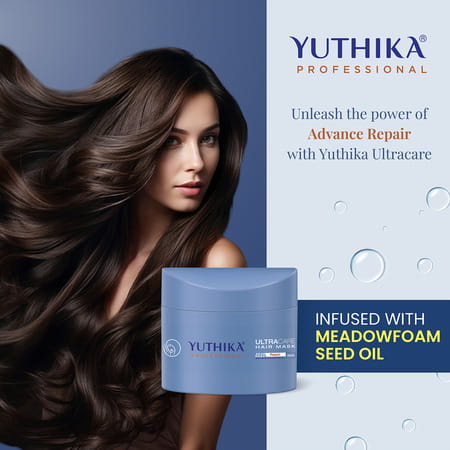 Yuthika Ultra Care Hair Mask 500ml | Professional Hair Mask For Dull Dry And Brittle Hair