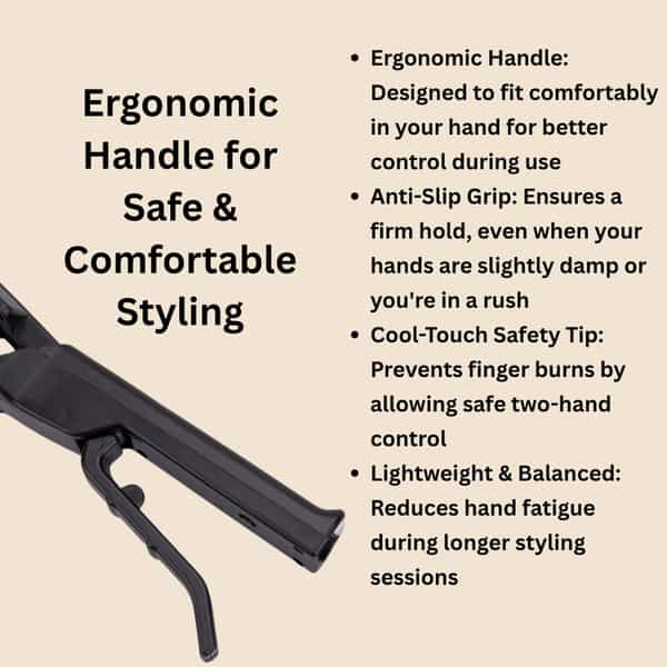 Ktein Curling & Straightening Iron With 4 Gears & Ceramic Ultra Tourmaline Plates - (1 Unit)