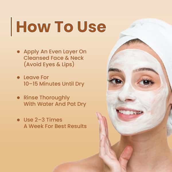 Alglaze Glow Revive De-Tan Face Pack | Niacinamide Licorice Extract Cocoa Butter & Almond Oil | 50G