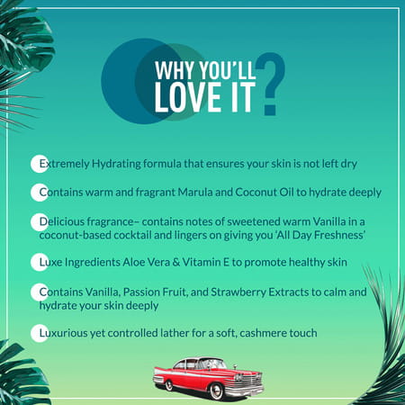 Colorbar Body Wash & Shower Gel - Malibu Sunset - 250 Ml