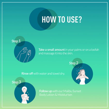 Colorbar Body Wash & Shower Gel - Malibu Sunset - 250 Ml